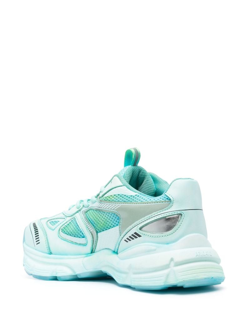 Blue Low-top Leather Sneakers