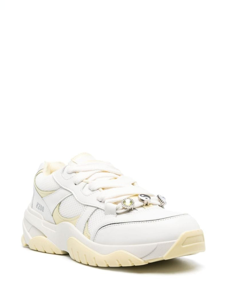 White Catfish Lo Leather Sneakers