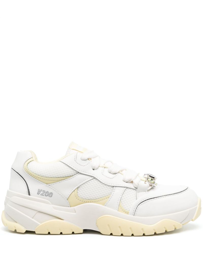 White Catfish Lo Leather Sneakers