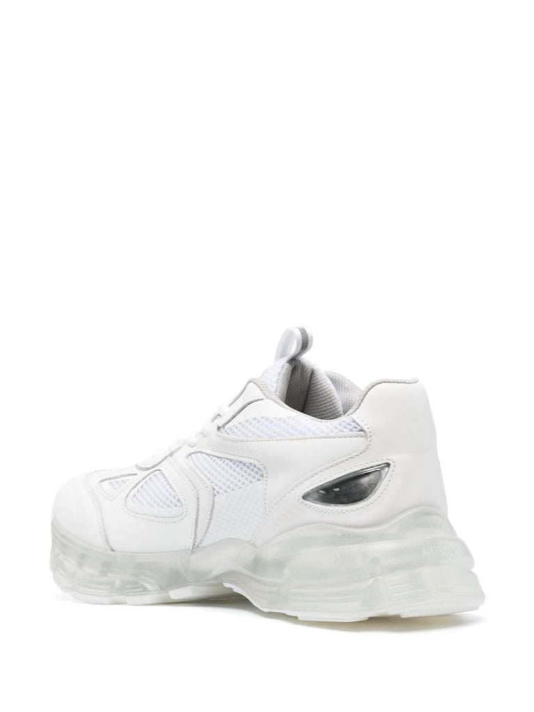 White Low-top Leather Sneakers