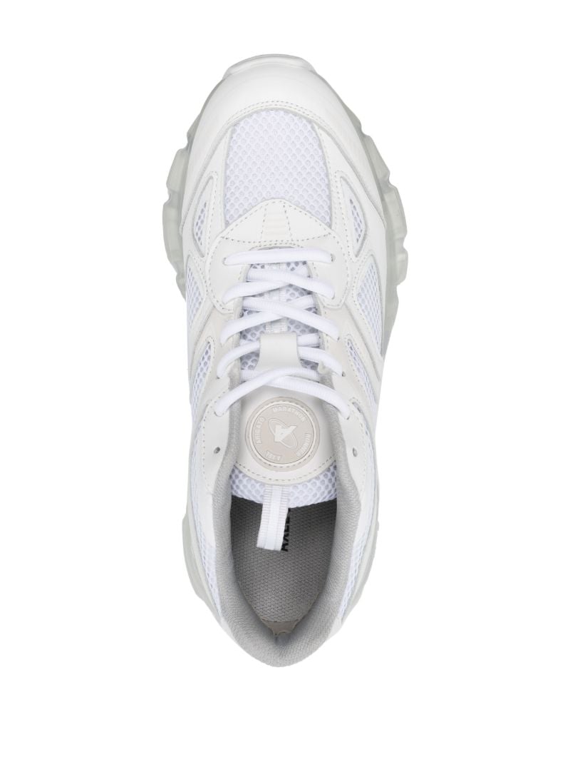 White Low-top Leather Sneakers