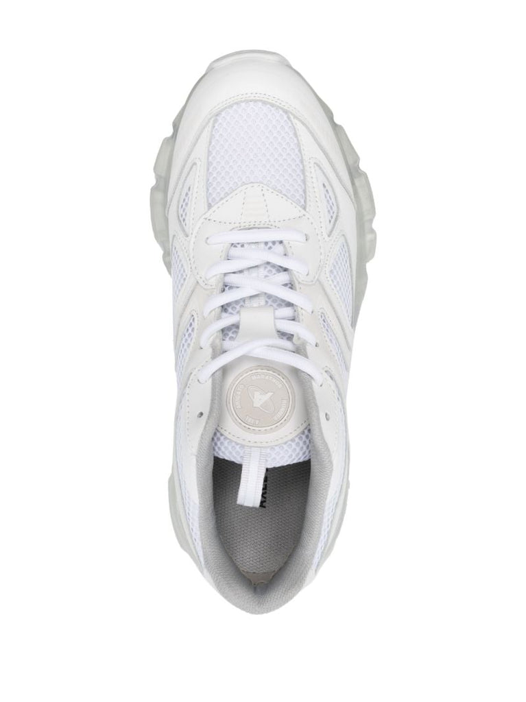 White Low-top Leather Sneakers