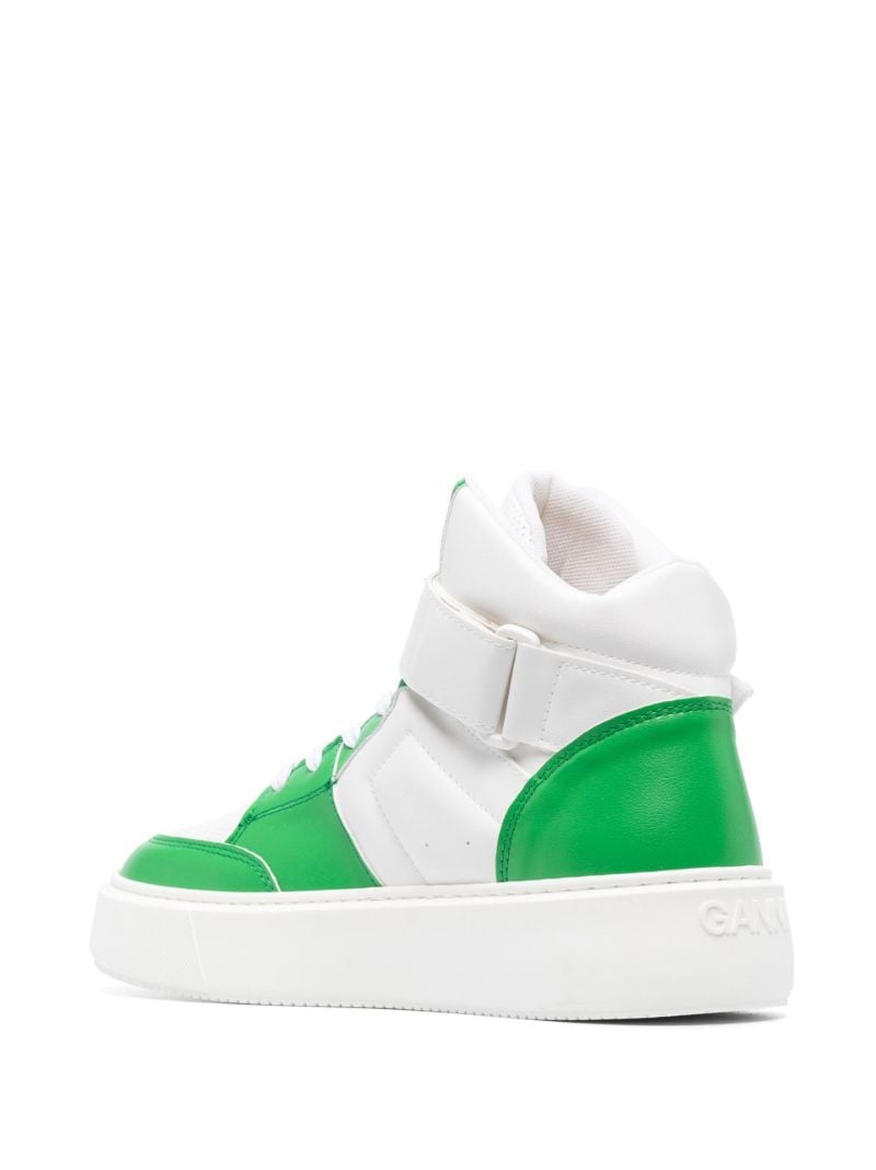 Green High-top Sneakers