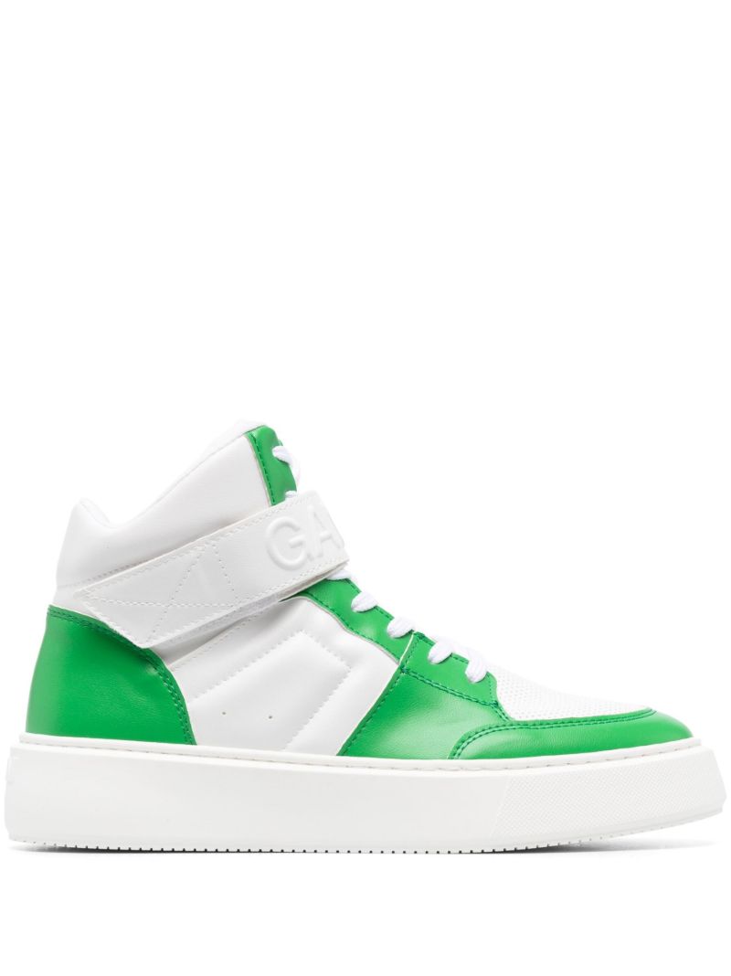 Green High-top Sneakers