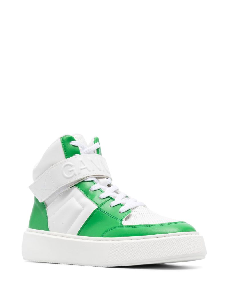 Green High-top Sneakers