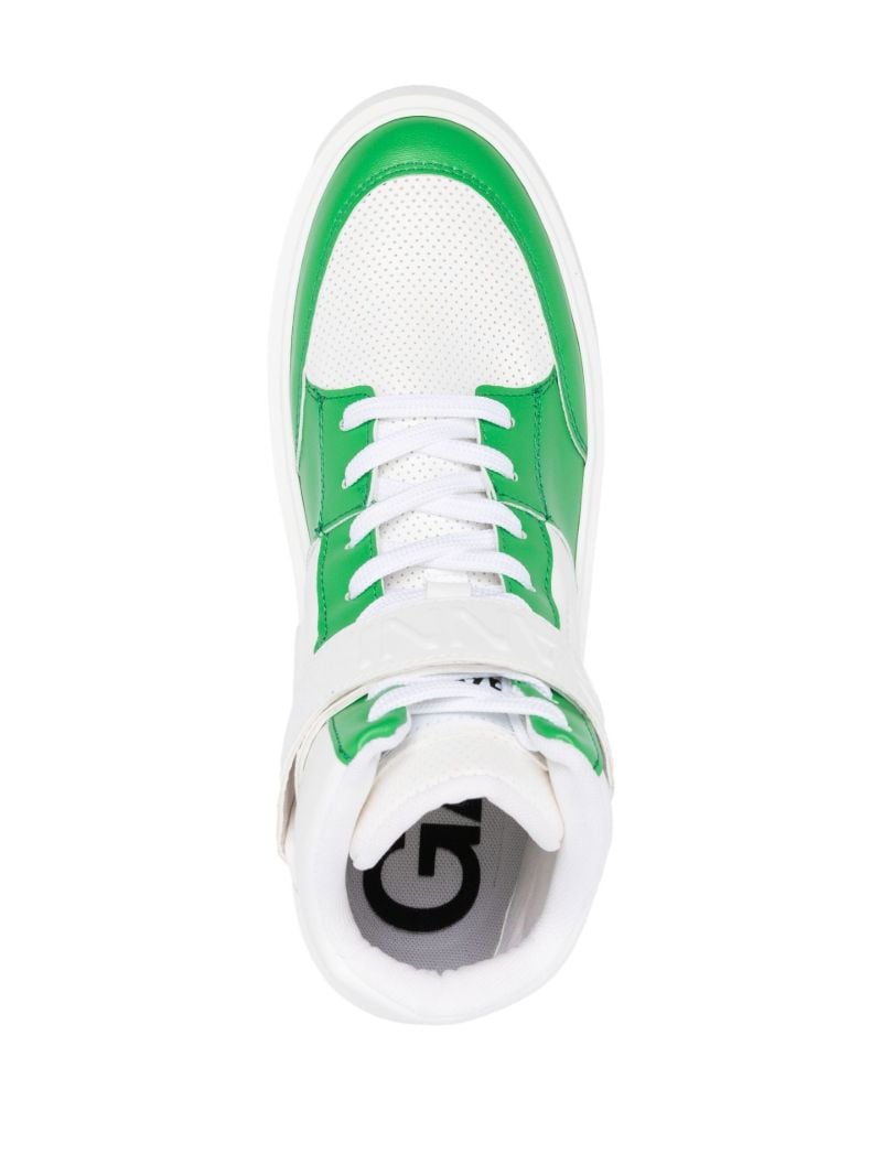 Green High-top Sneakers
