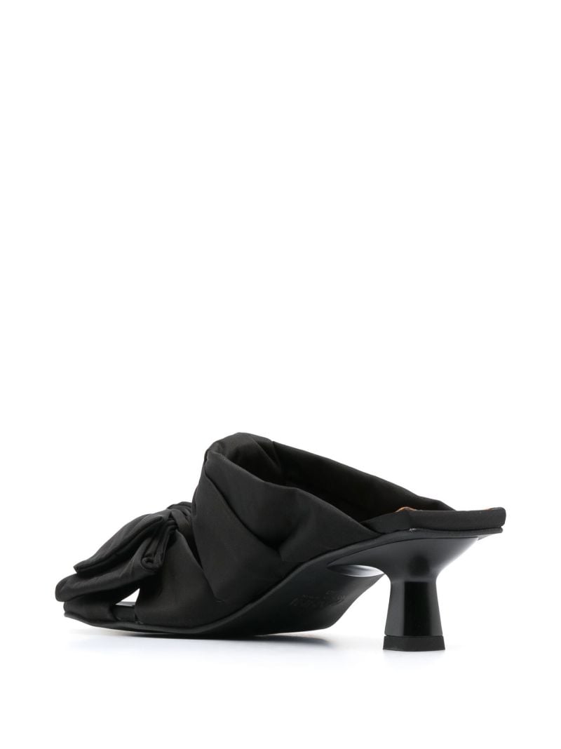 Black 60 Bow Mules