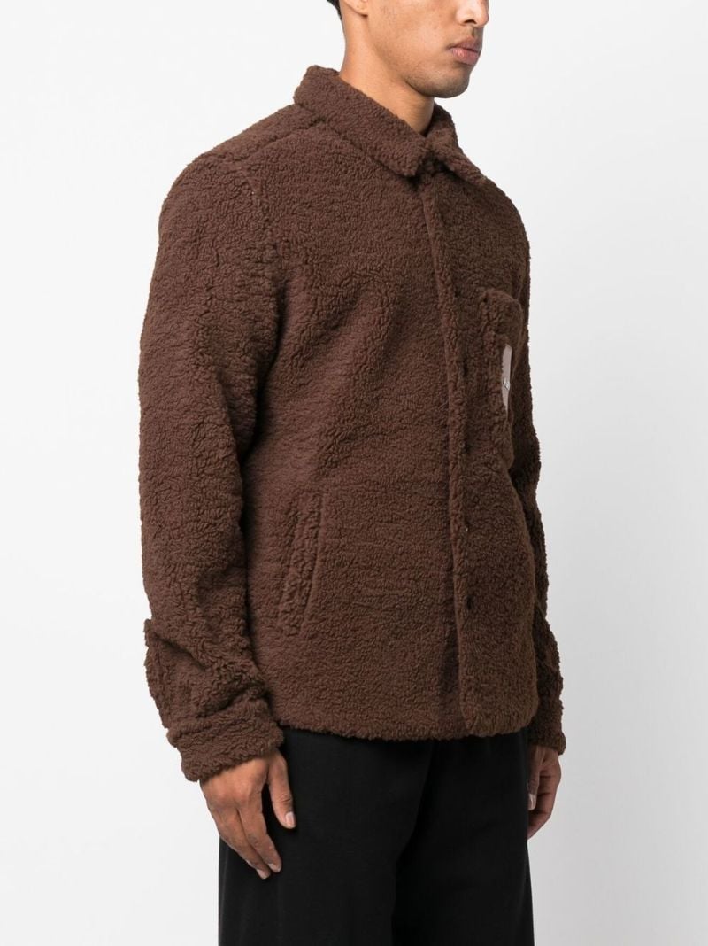 Brown Aspen Fleece Shirt Jacket