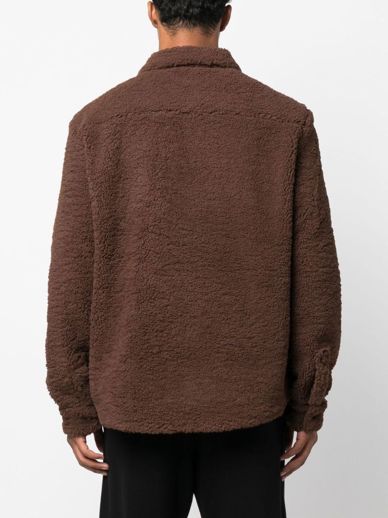 Brown Aspen Fleece Shirt Jacket