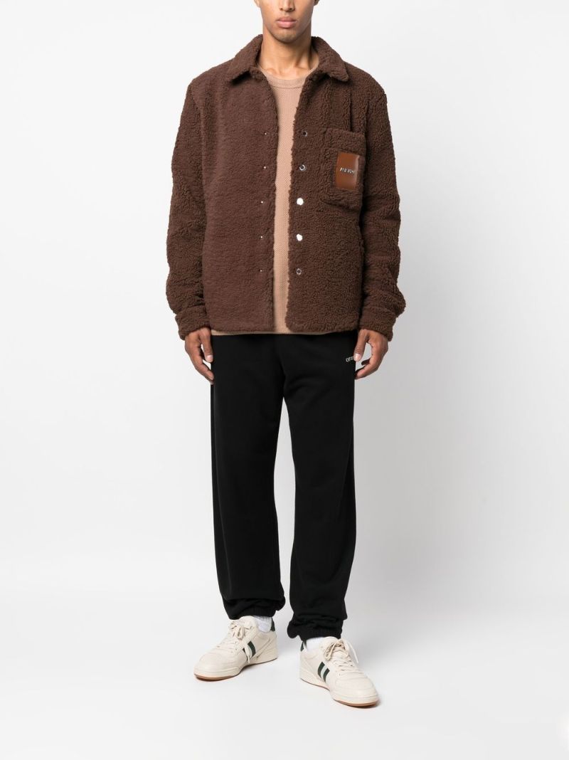 Brown Aspen Fleece Shirt Jacket