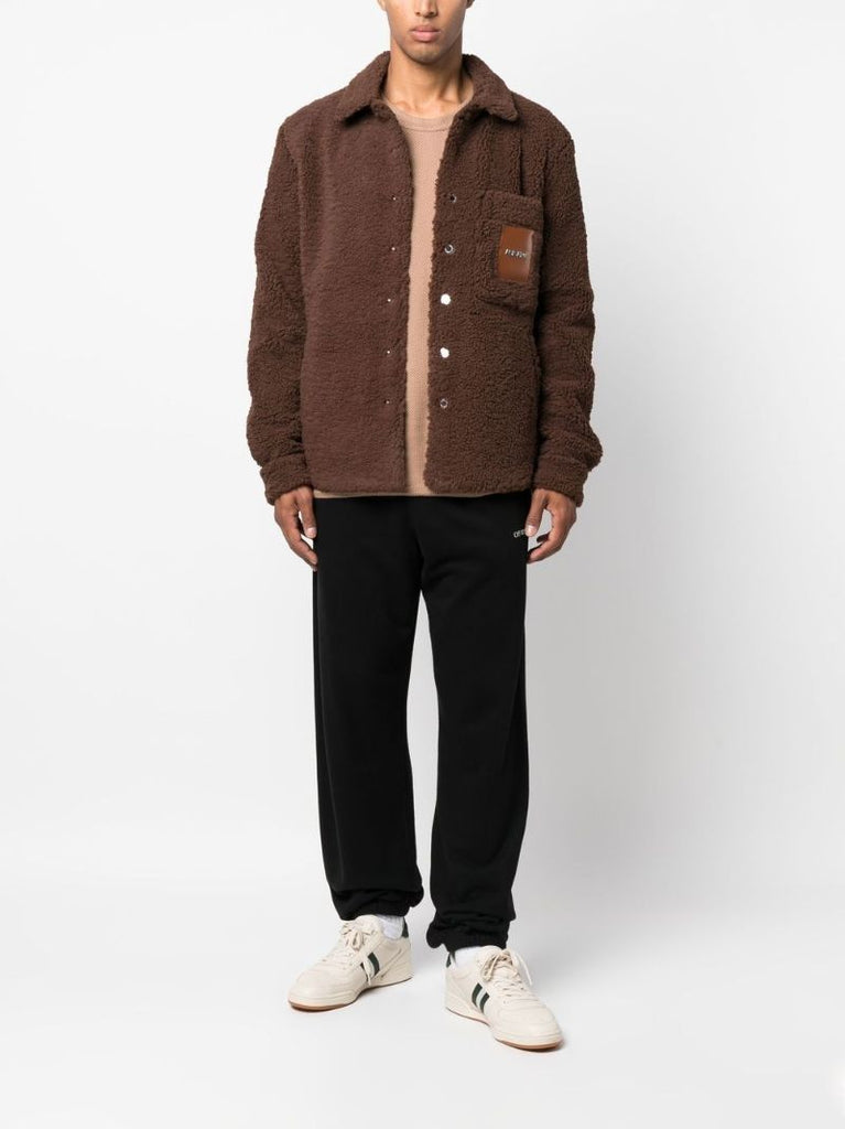 Brown Aspen Fleece Shirt Jacket