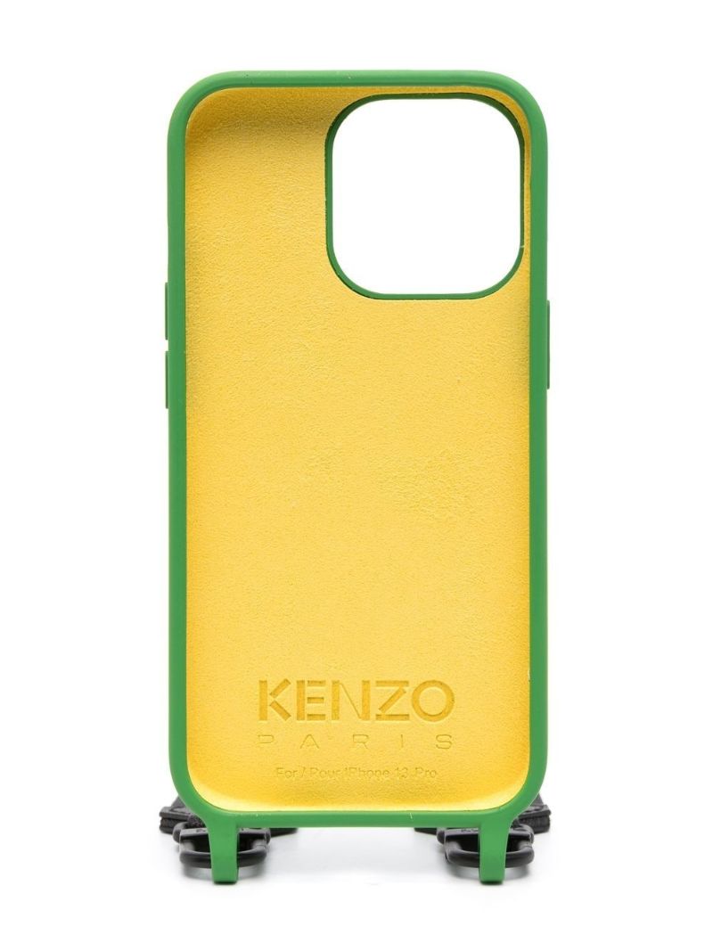 Green Logo Print Iphone 13 Pro Case