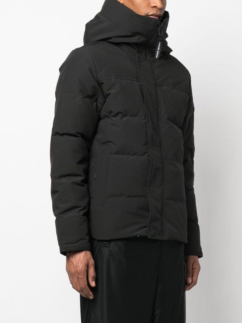 Black Macmillan Hooded Quilted Coat