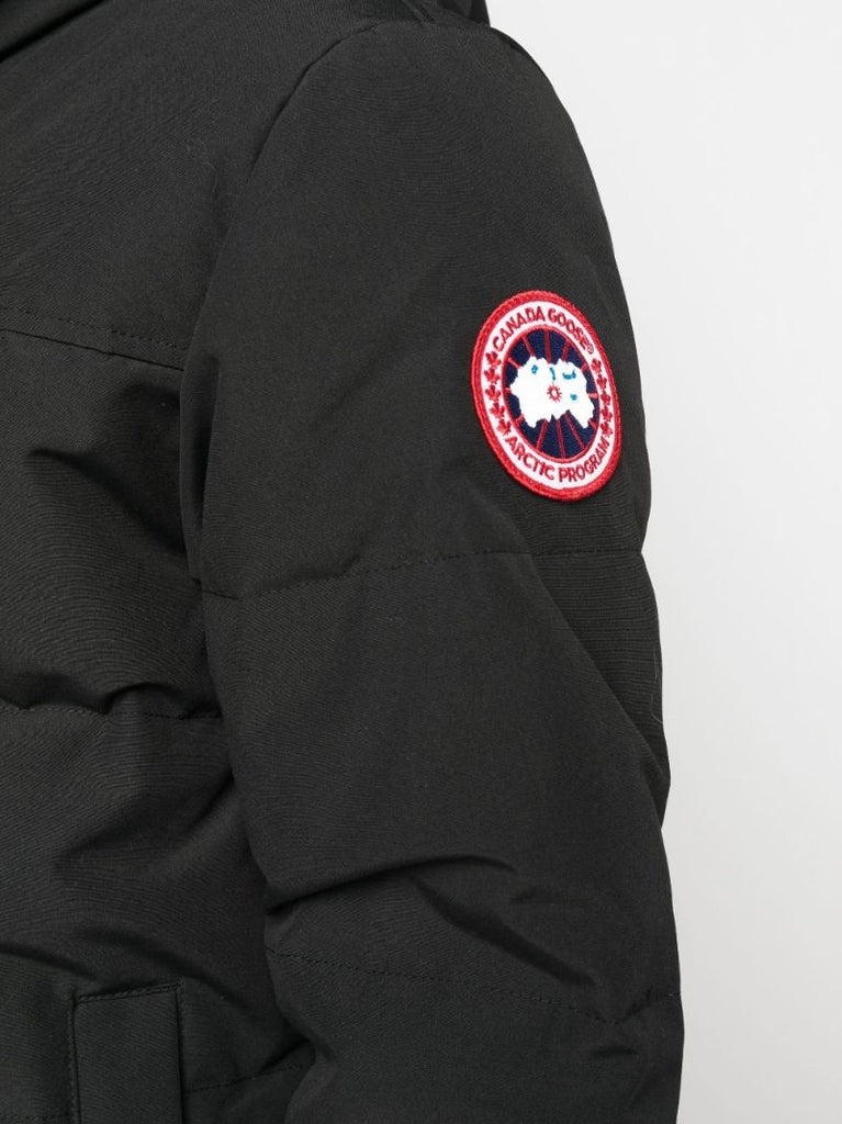 Black Macmillan Hooded Quilted Coat