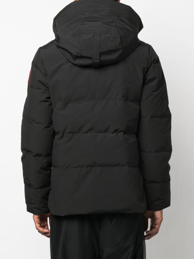 Black Macmillan Hooded Quilted Coat
