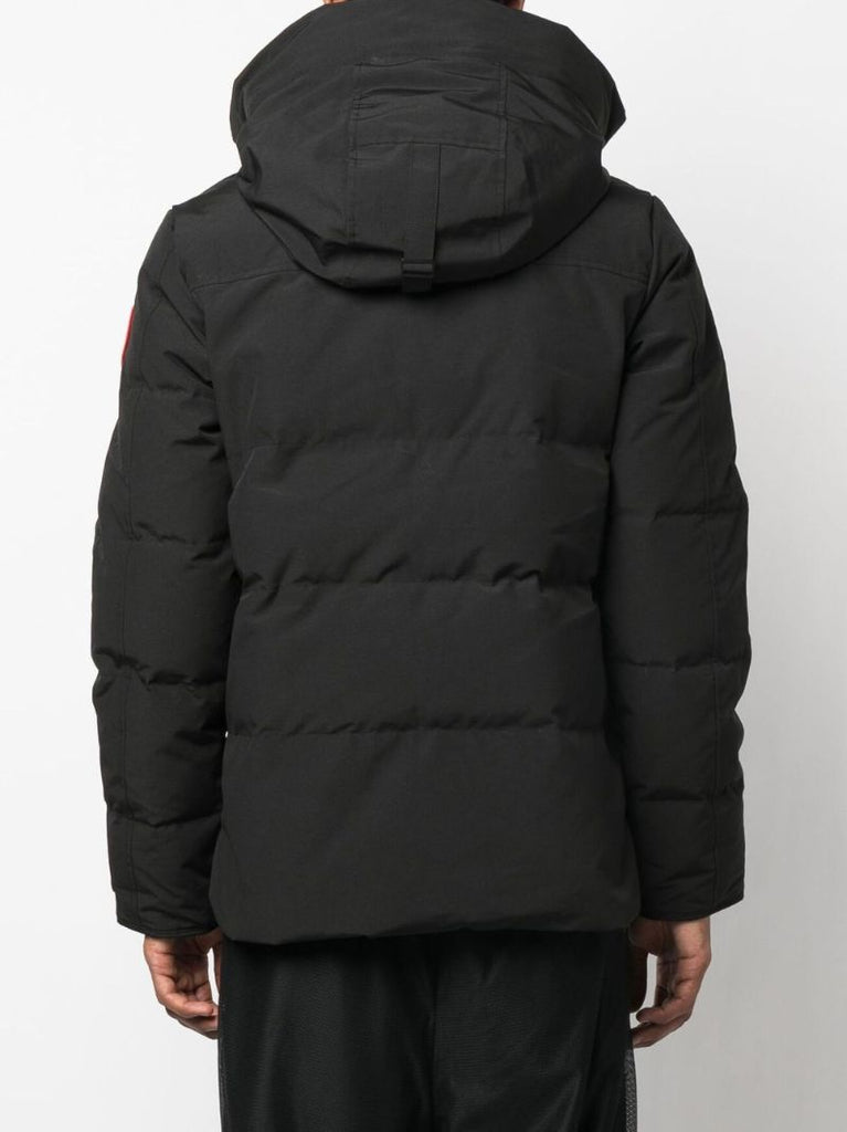 Black Macmillan Hooded Quilted Coat