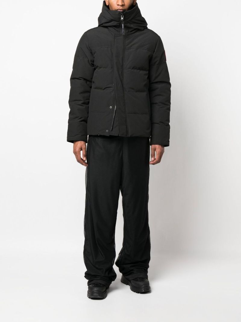 Black Macmillan Hooded Quilted Coat