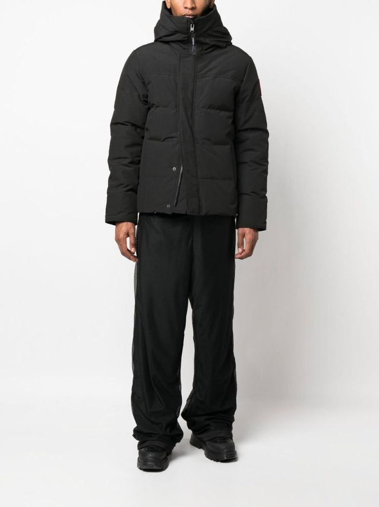 Black Macmillan Hooded Quilted Coat