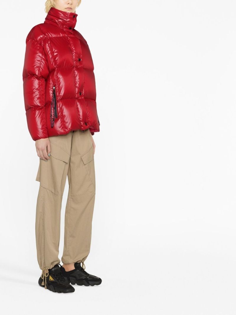 Red Parana Short Puffer Jacket