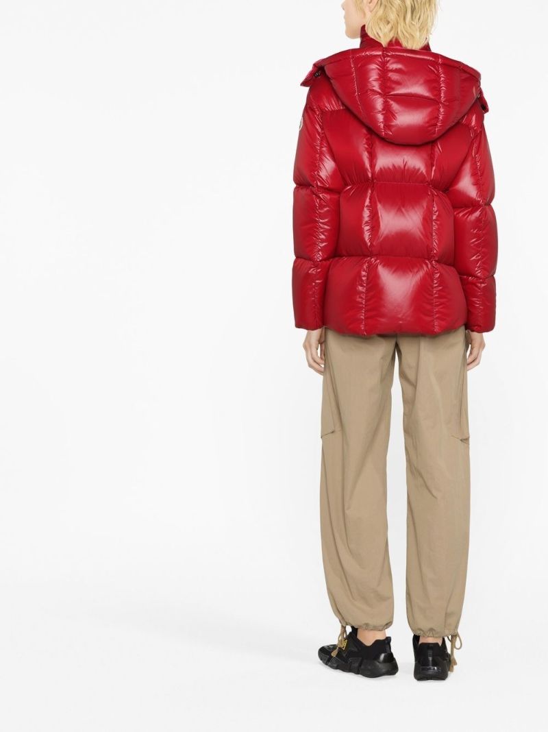 Red Parana Short Puffer Jacket