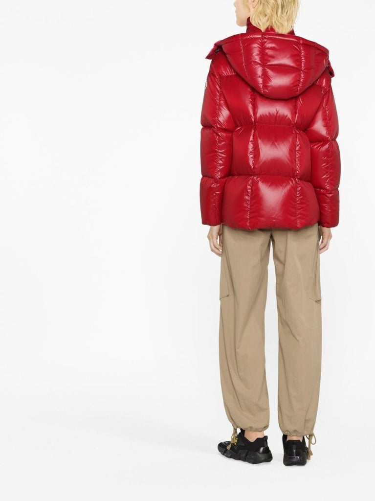 Red Parana Short Puffer Jacket