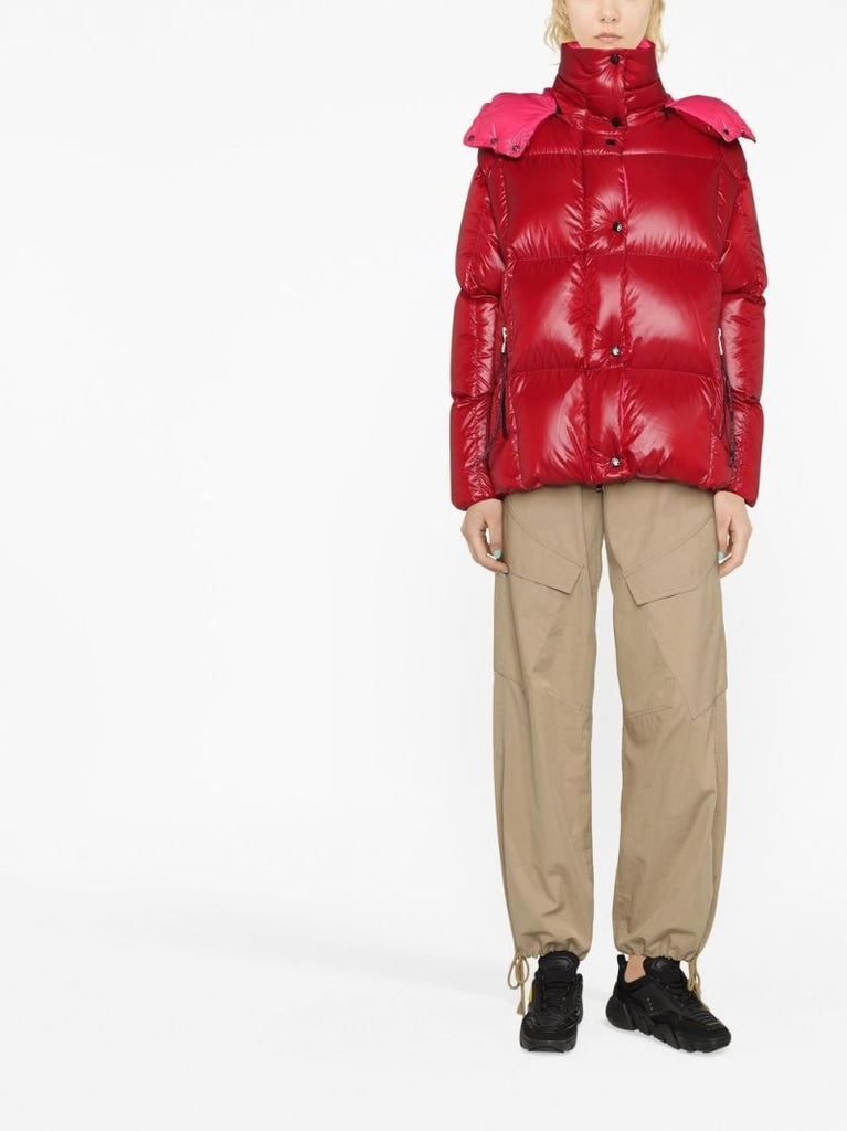 Red Parana Short Puffer Jacket