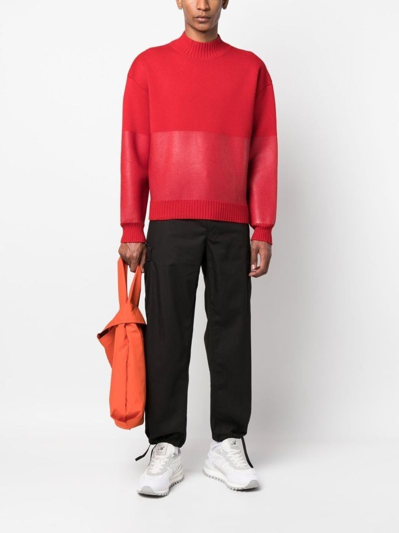 Black Cotton Cargo Trousers