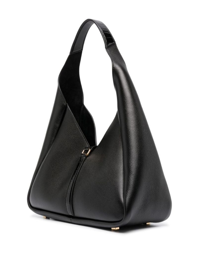 Black G-hobo Leather Mini Bag