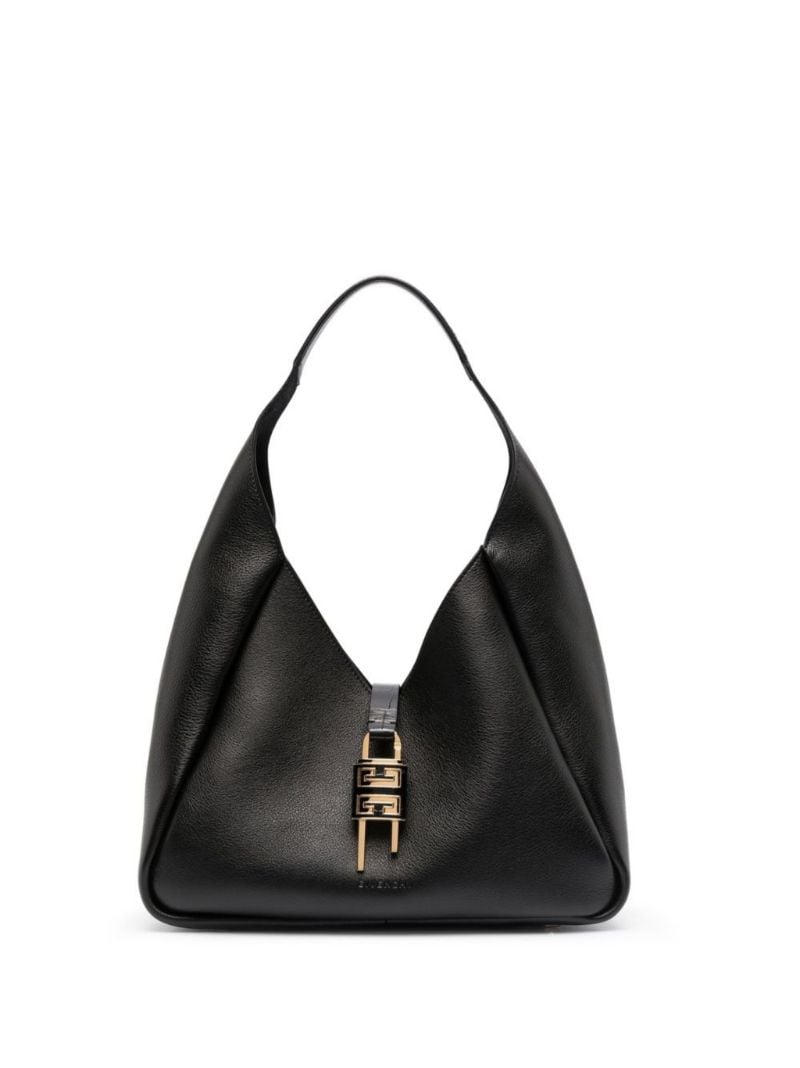 Black G-hobo Leather Mini Bag