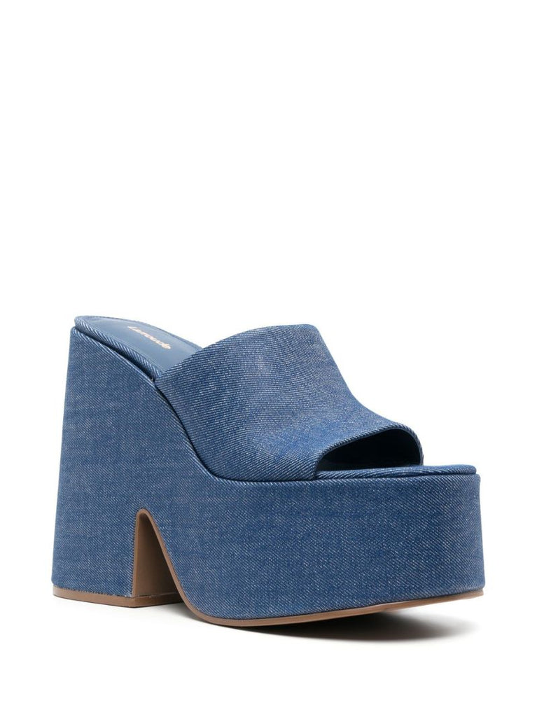 Blue Wanda 160 Platform Mules