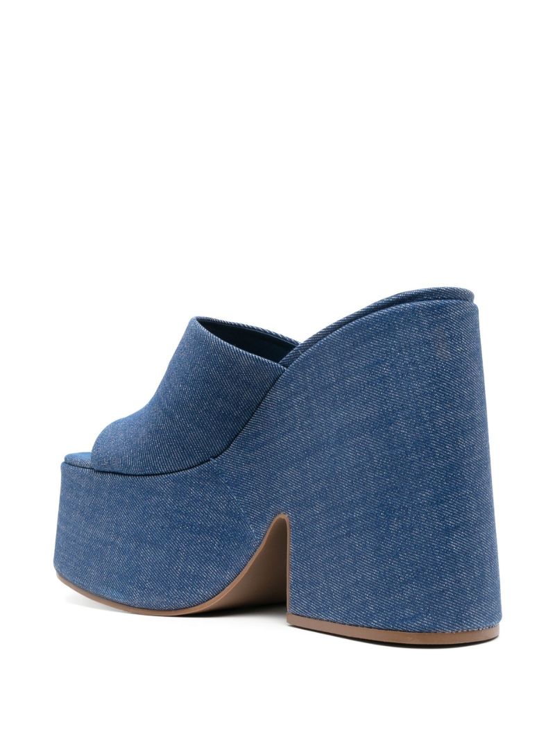 Blue Wanda 160 Platform Mules