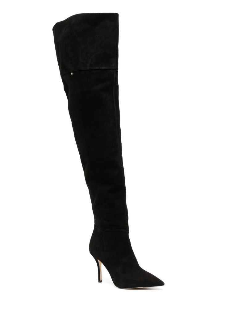 Black Kate Suede Over-knee Boots