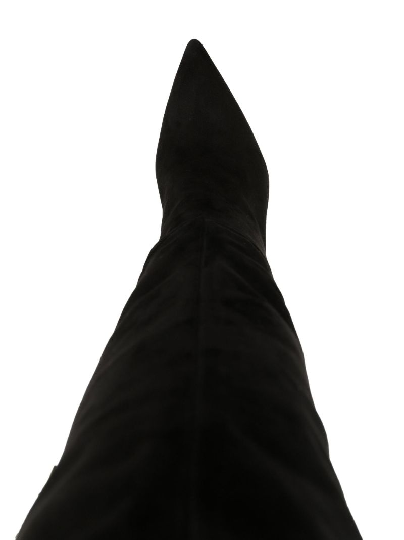 Black Kate Suede Over-knee Boots