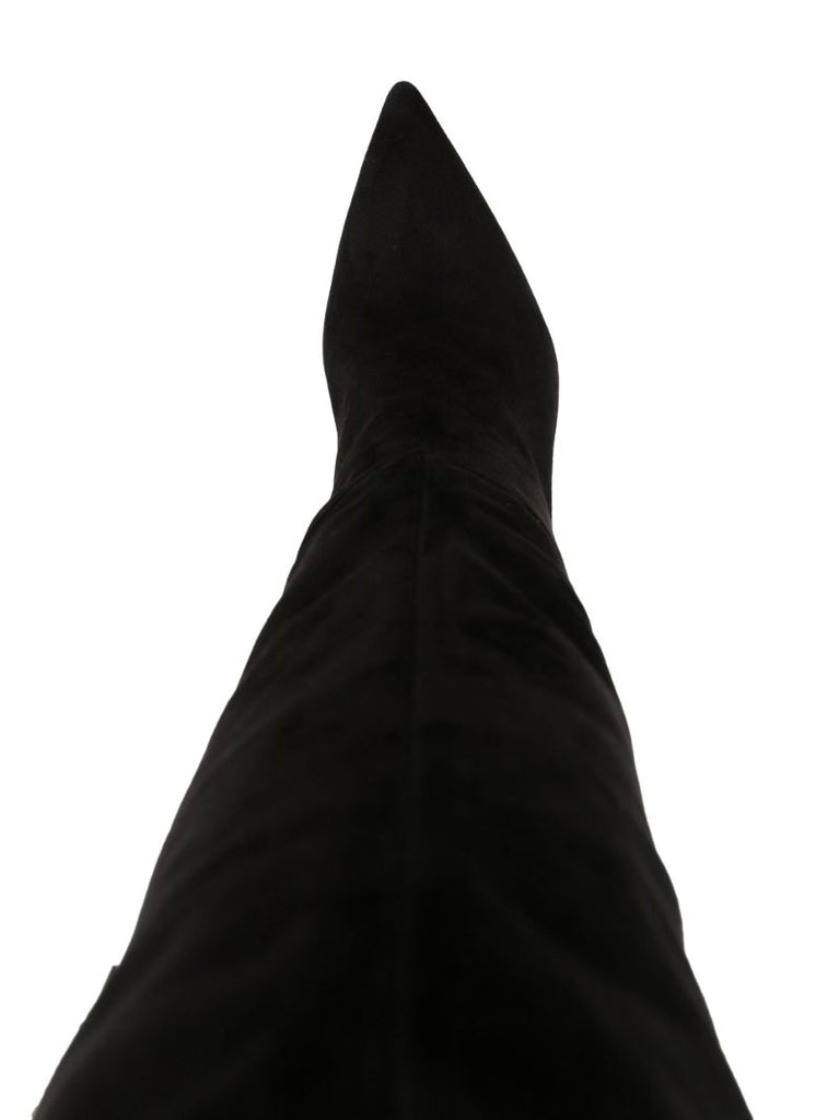 Black Kate Suede Over-knee Boots