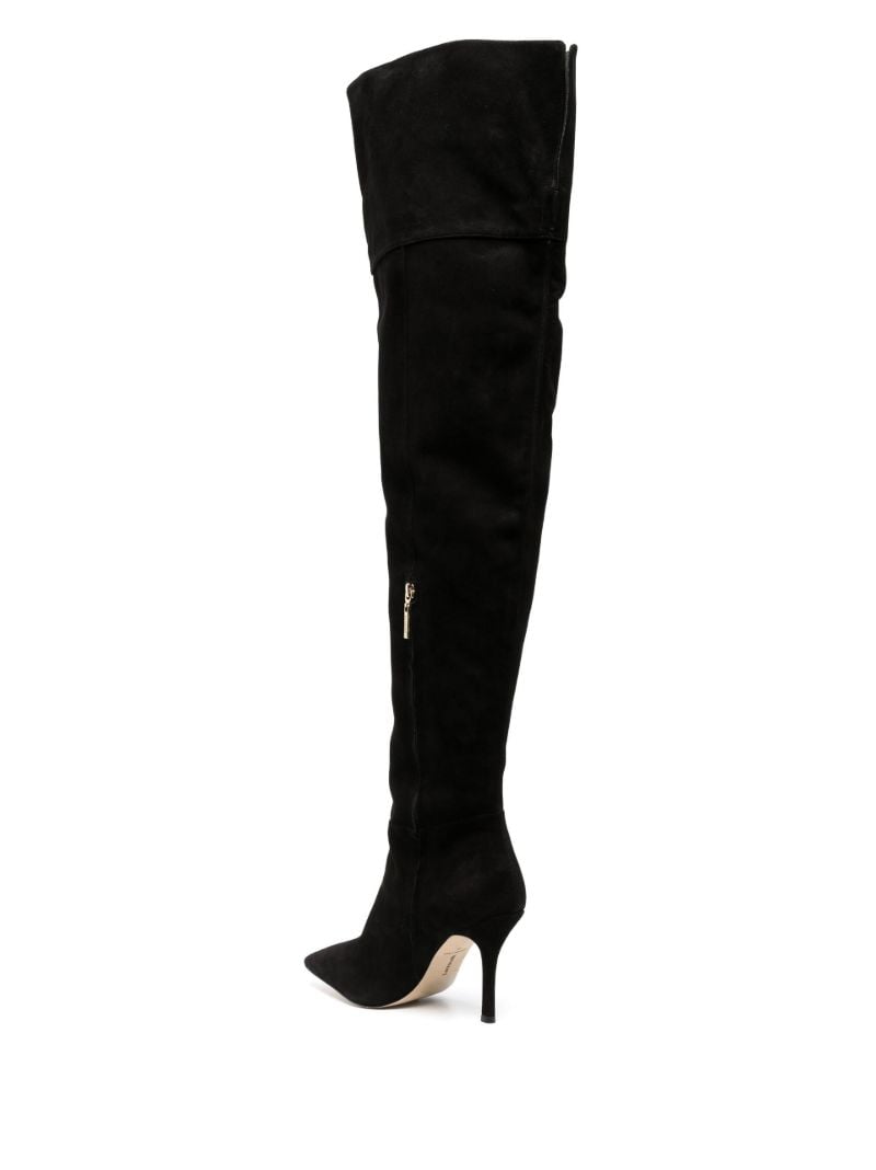 Black Kate Suede Over-knee Boots