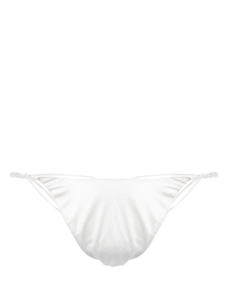 White Braided Bikini Bottoms