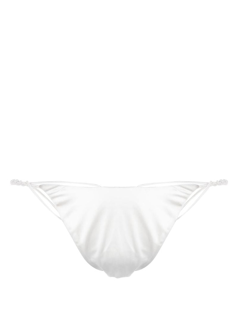 White Braided Bikini Bottoms