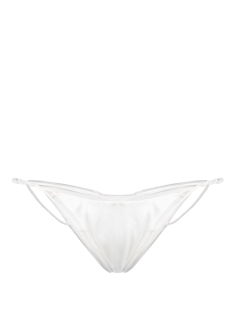 White Braided Bikini Bottoms