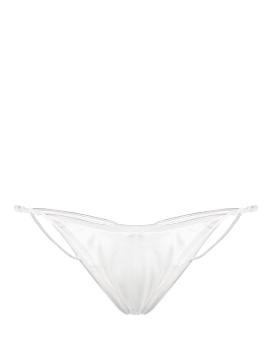 White Braided Bikini Bottoms