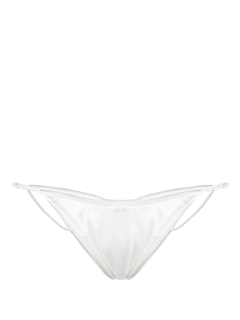 White Braided Bikini Bottoms