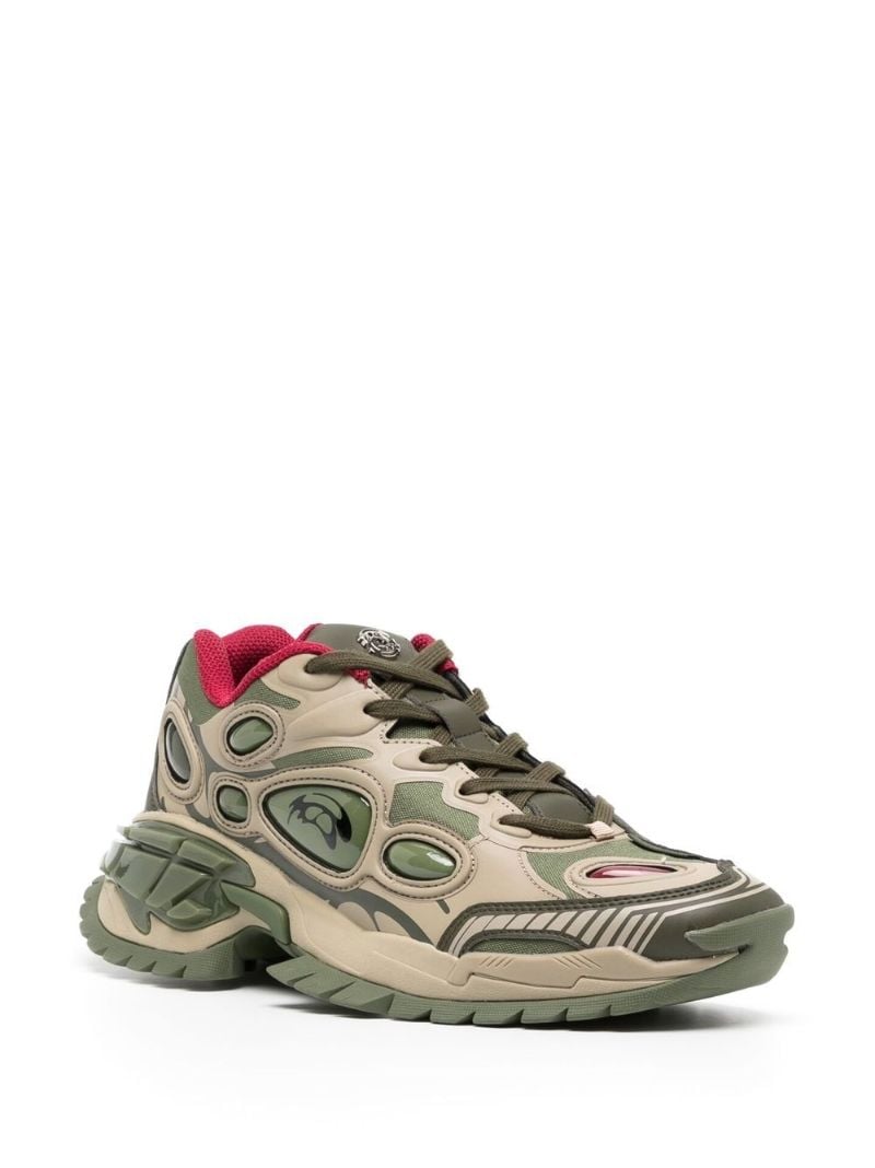 Green Nucleo Eco Panelled Sneakers