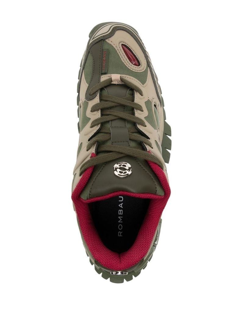 Green Nucleo Eco Panelled Sneakers