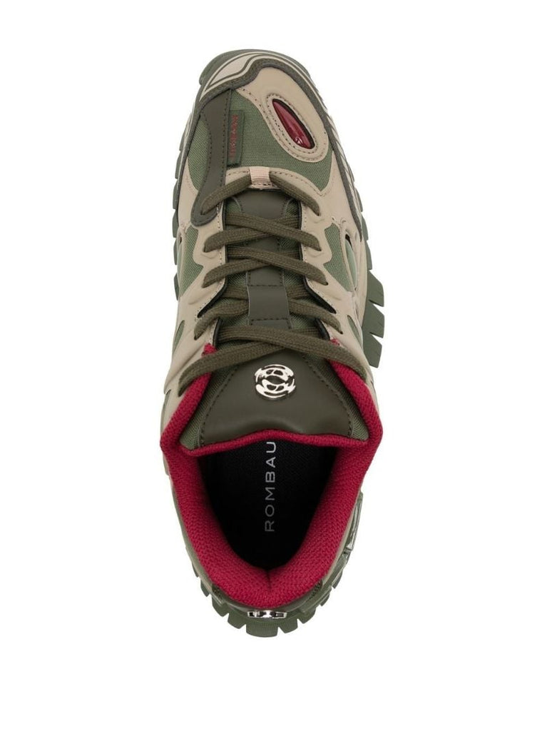Green Nucleo Eco Panelled Sneakers