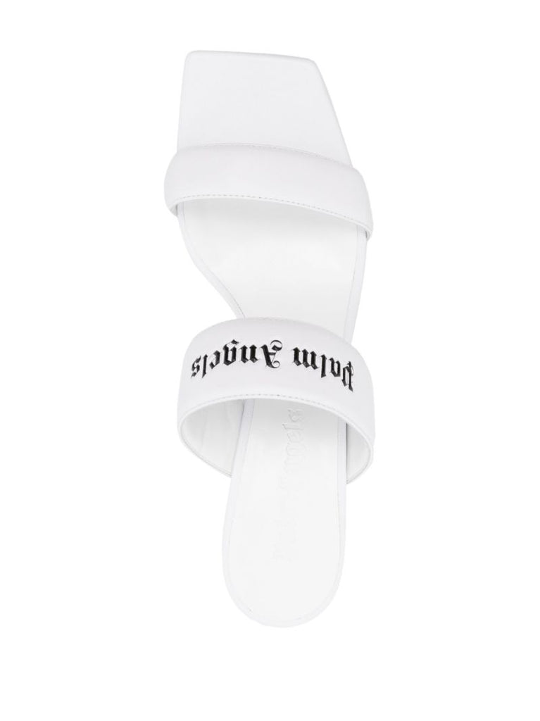 White Palm Beach 45 Leather Mules