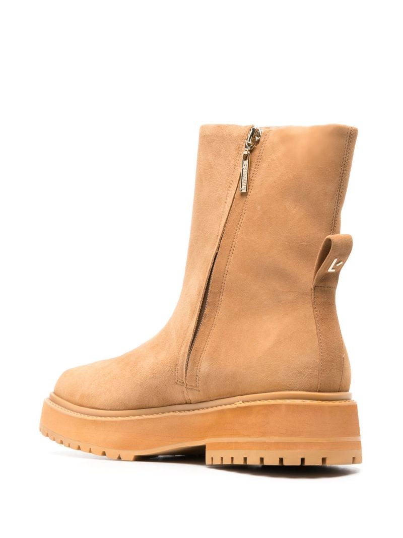 Brown Hailey Flatform Boots