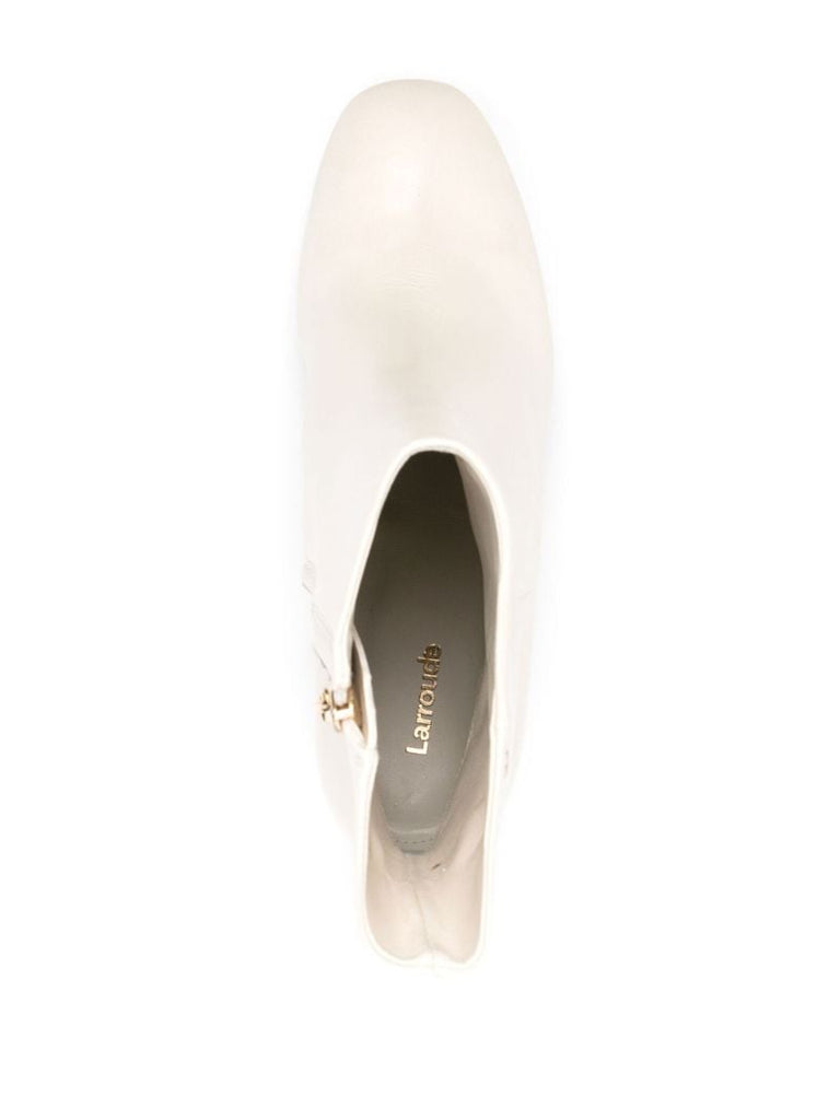 White Dolly 125 Platform Boots
