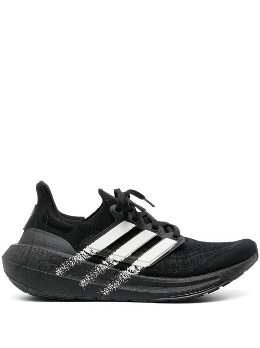 Black 3-stripe Ultraboost Light Sneakers