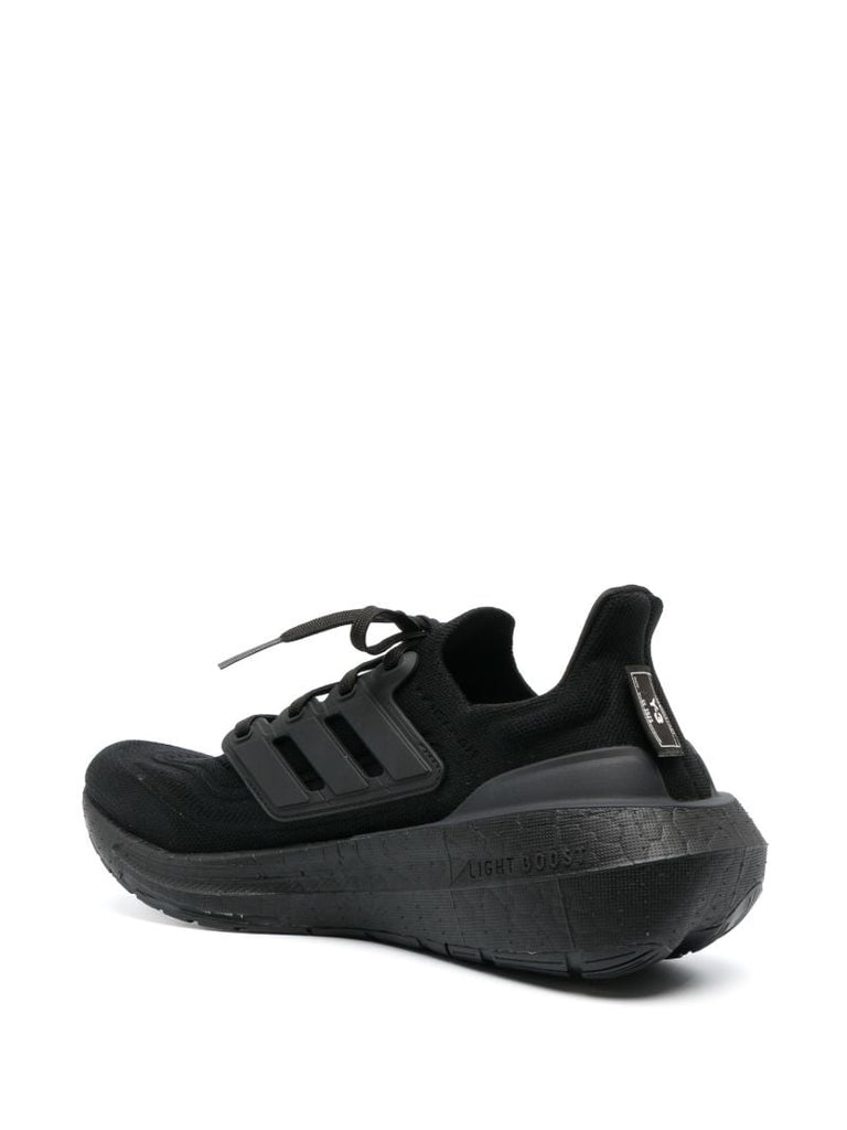 Black 3-stripe Ultraboost Light Sneakers
