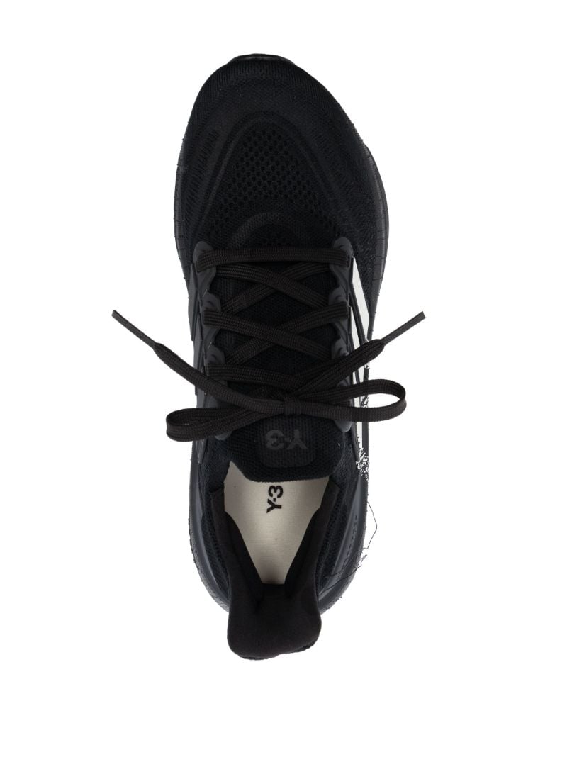 Black 3-stripe Ultraboost Light Sneakers