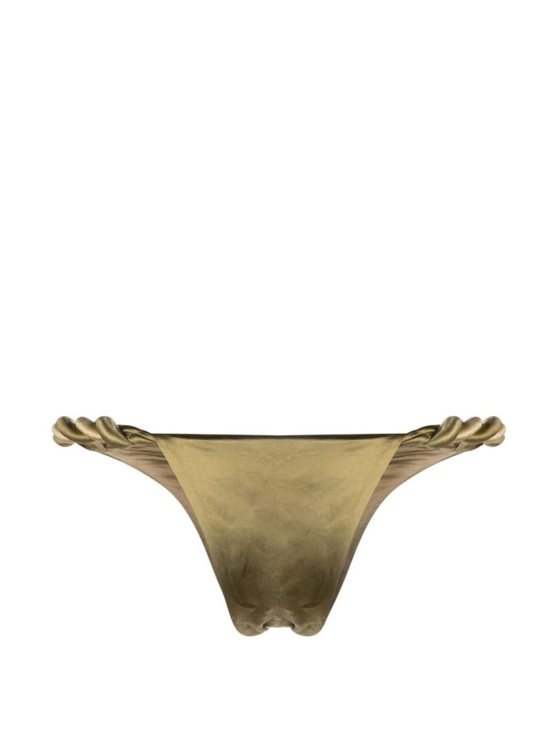 Green Braided Bikini Bottoms